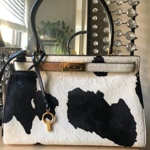New Tory burch small Lee Radziwill Calf hair